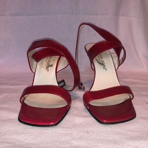 Charles David Red Wedge/Heel